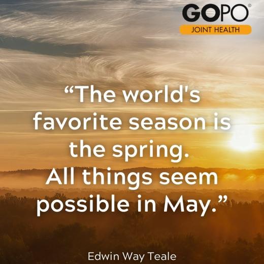 May brings a fresh sense of possibility... 