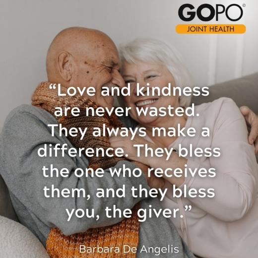 A small act of love or kindness... 