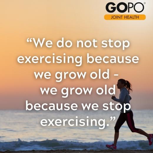 Exercising and maintaining a healthy... 