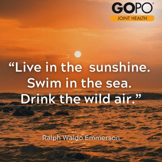 Make the most of the warmer days... 