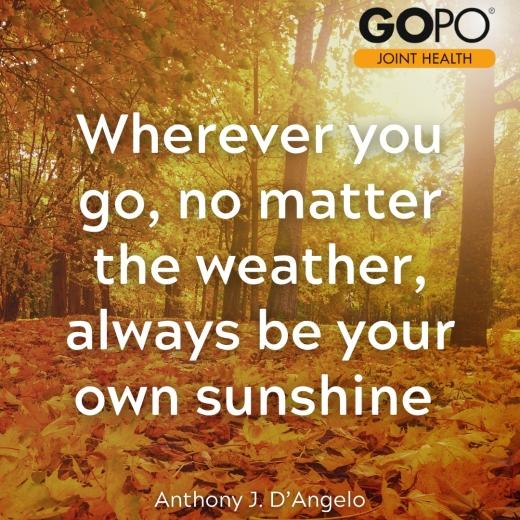 When you prioritise your own well-being... 