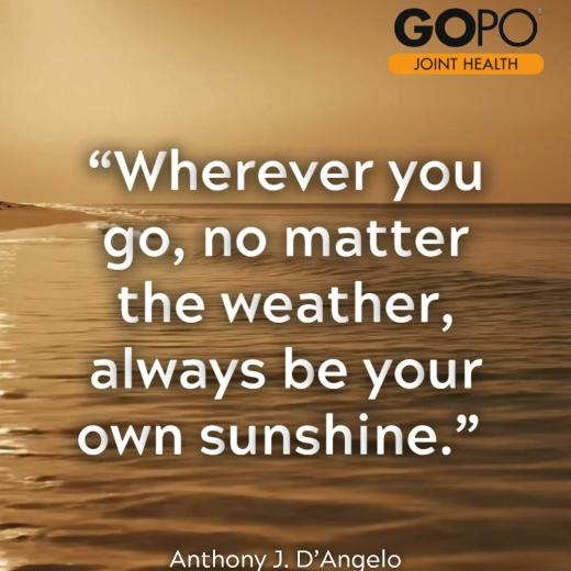 When you prioritise your own well-being... 